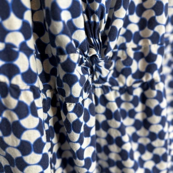 Ava & Viv Geometric Linen Blend Halter Sundress - Picture 8 of 10